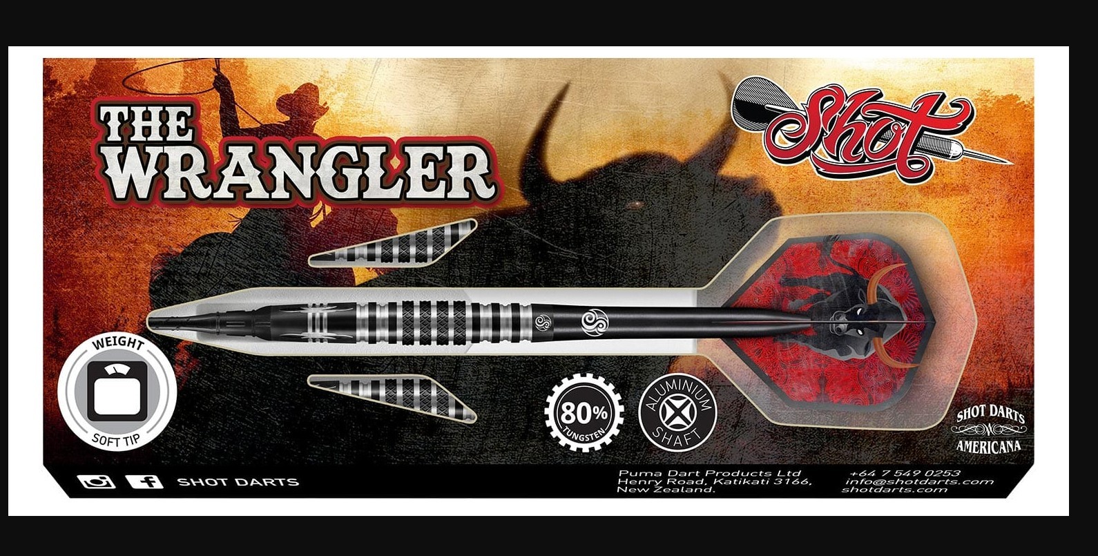 Shot The Wrangler 18g Soft tip Set- Free Shipping -  6 Free Viperlock Shafts
