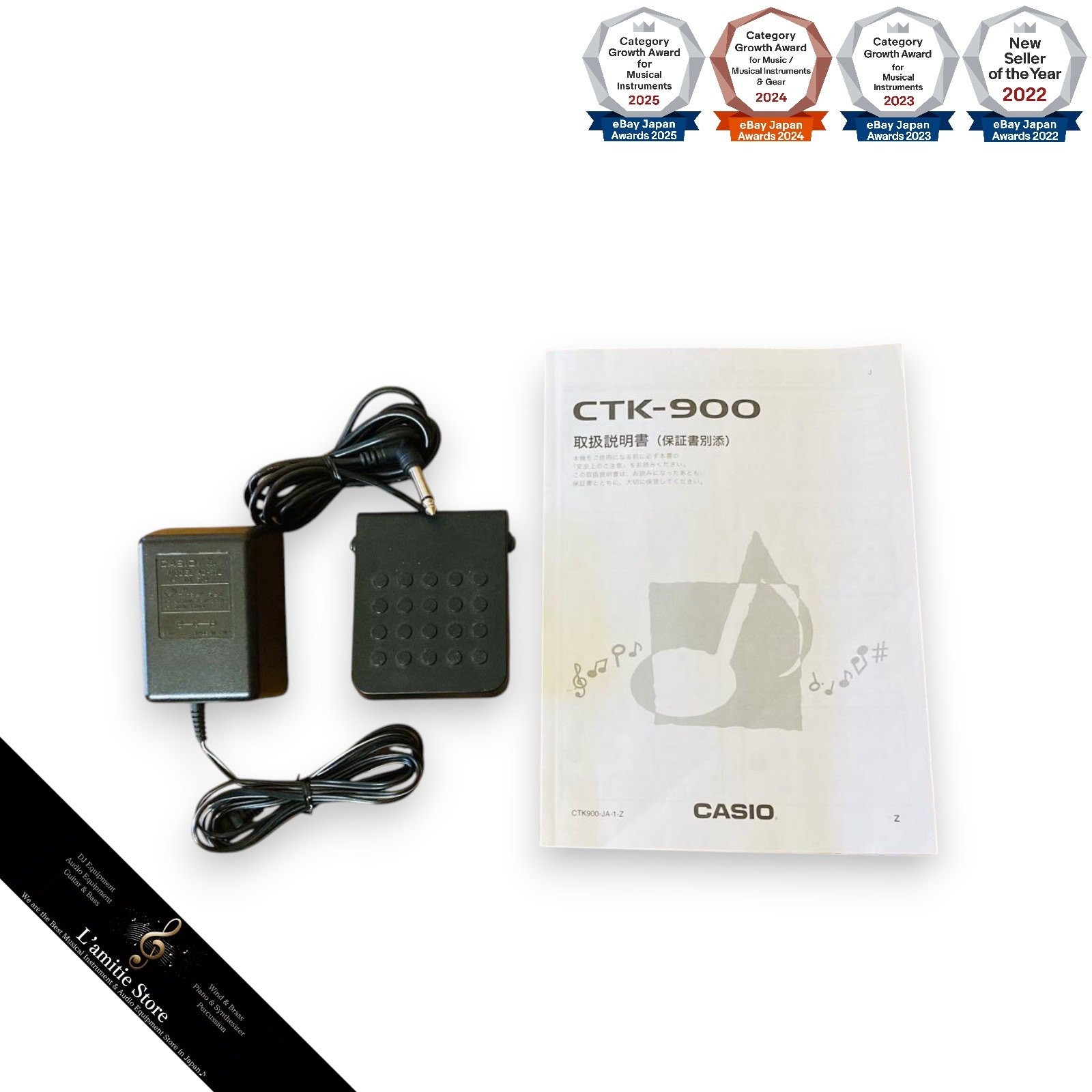 Casio CTK900 Electronic Keyboard 61 Keys Test Passed
