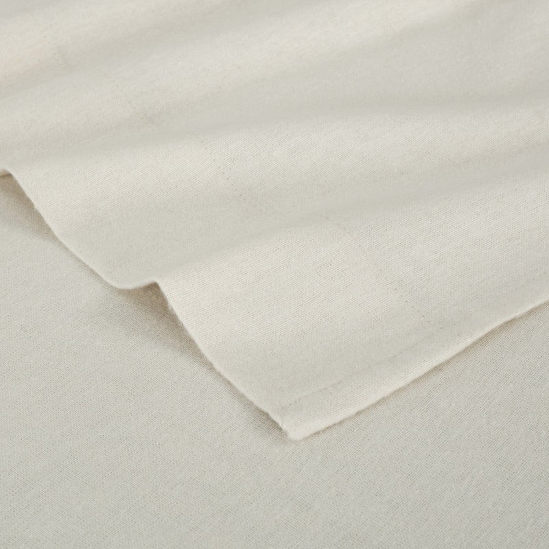 Kathy Ireland 100% Turkish Cotton Solid Flannel Sheet Set