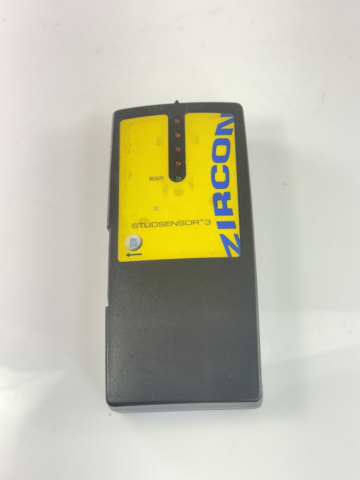 Zircon StudSensor 3 Electronic Stud Finder LED Indicator Tested Working 9V