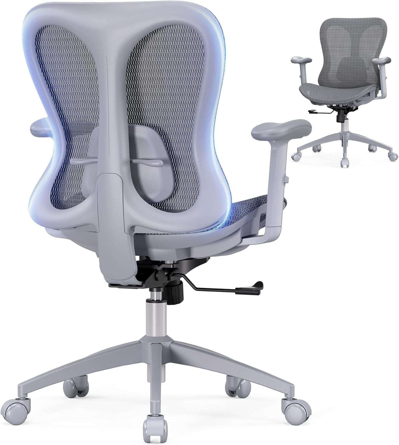 Ergonomic Office Desk Chair, fortable puter Ging Chair, Breathable