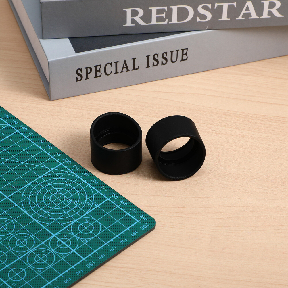 2Pcs Rubber Eye Shield Cups Eyepiece Covers for Microscope