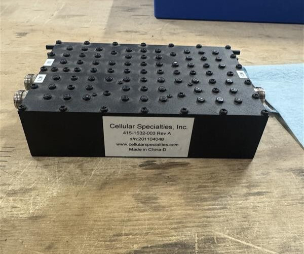 1880-1960 MHz, Base Duplexer 60 MHz Min Freq Sep, N-Male (415-1532-003)