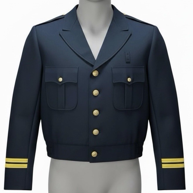 Flying Cross Fechheimer Fire Dept Ike Jacket Navy Blue Gold Buttons Men’s 50R