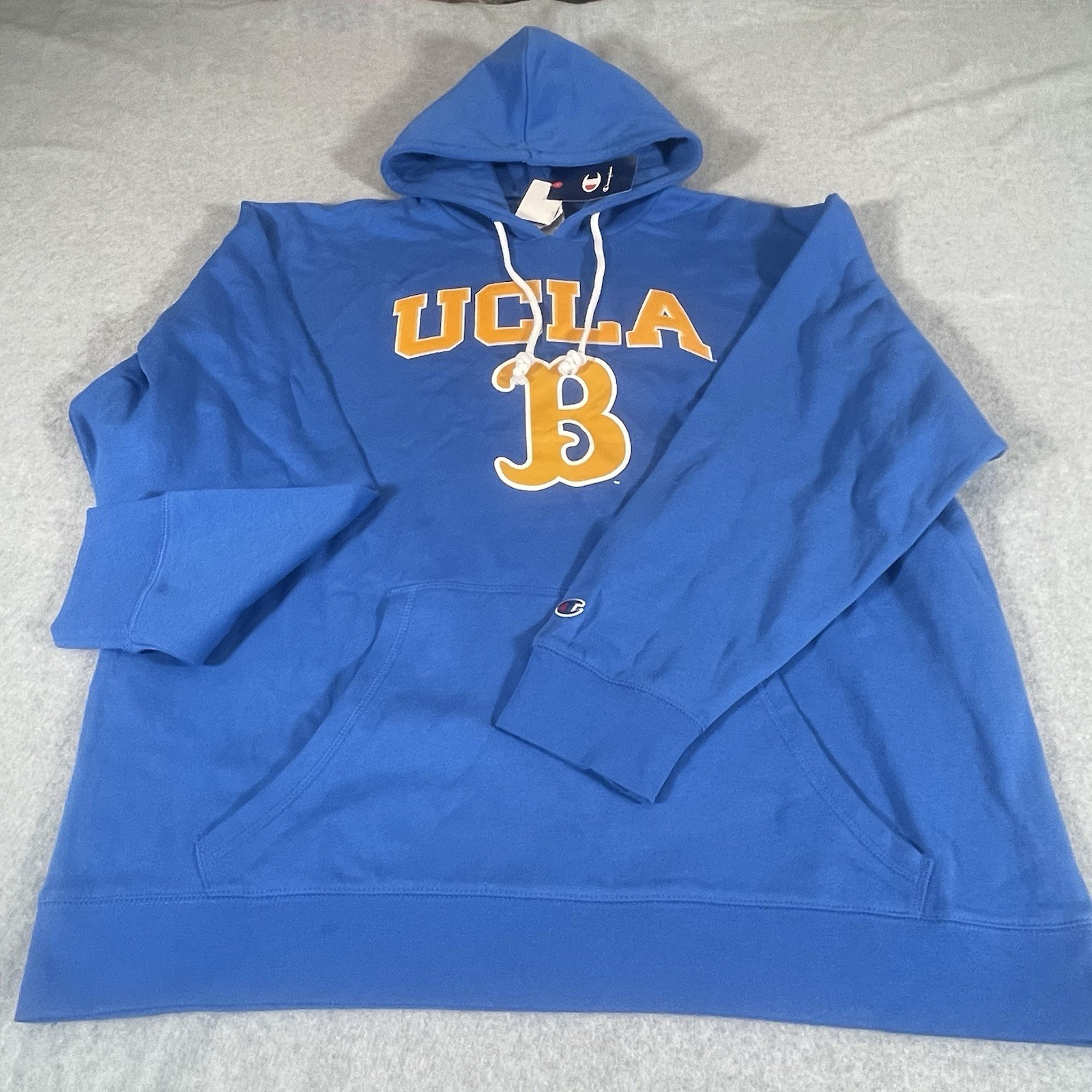 Champion UCLA Bruins NCAA Men’s Fleece Hoodie Sweatshirt Top Blue NWT Size XXL