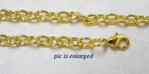 HIgh Quality 30 Inch Gold Plated Heavy Cable Chain