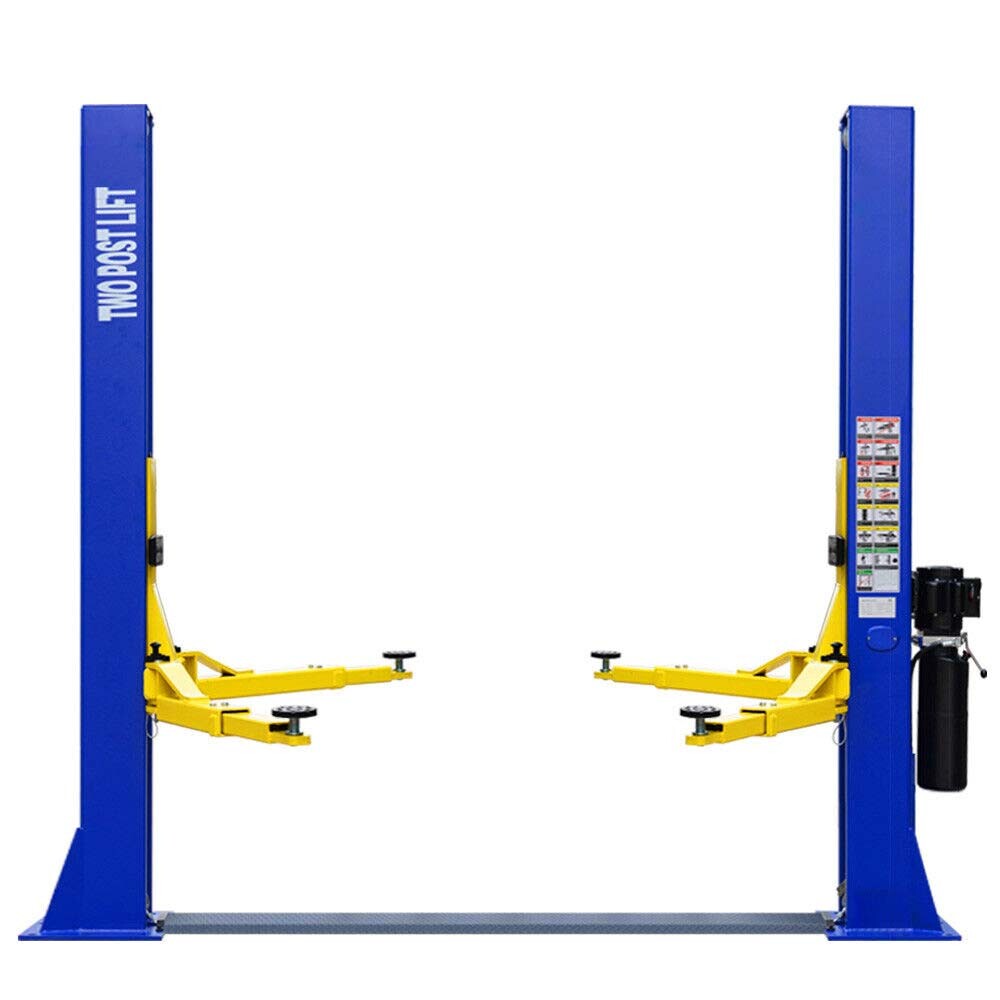Torin Hydraulic 9,000LB Cap Two Post Floor Plate Auto Hoist Clear Floor Car Lift