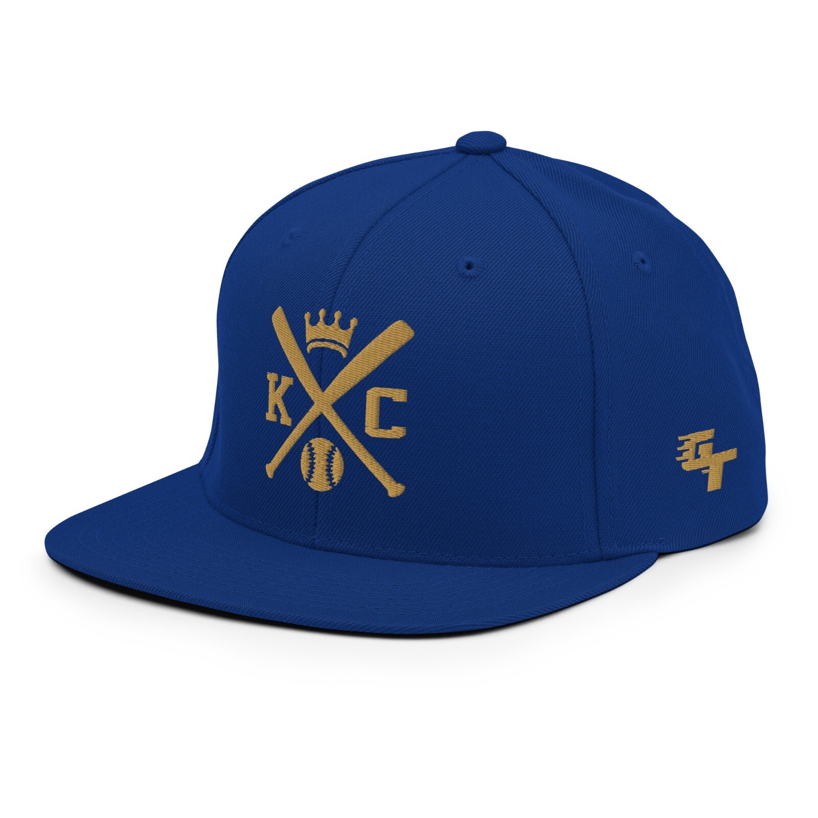 Kansas City Baseball Bats Retro KC Royal Snapback Hat Baseball Cap