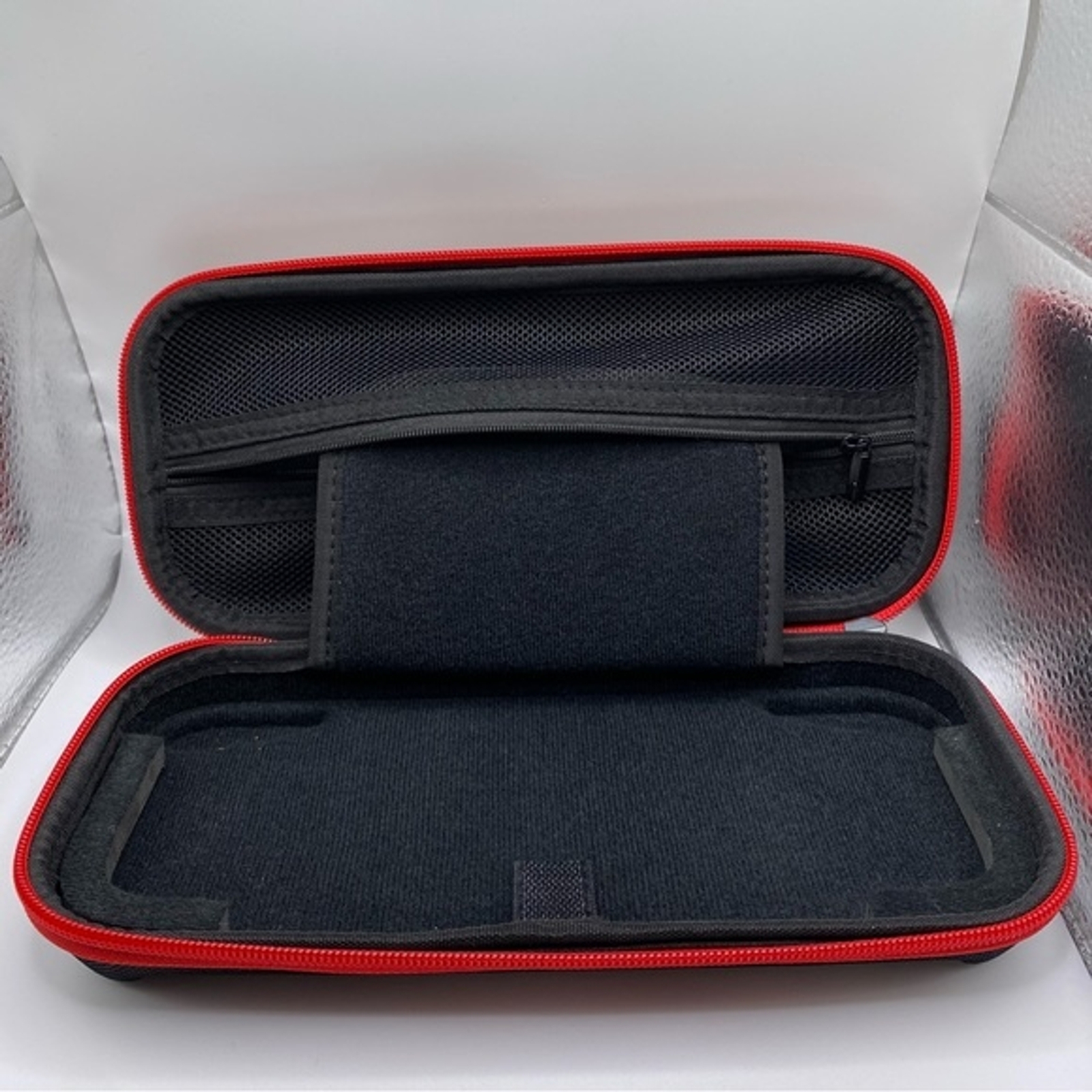 Nintendo Switch Hard Shell Carrying Case Black Red Game Accessory Storage