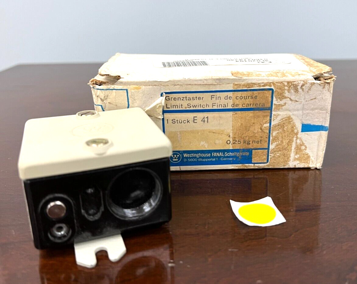 WESTINGHOUSE E41 LIMIT SWICH 220V 4.0A OAL 3-5/8"