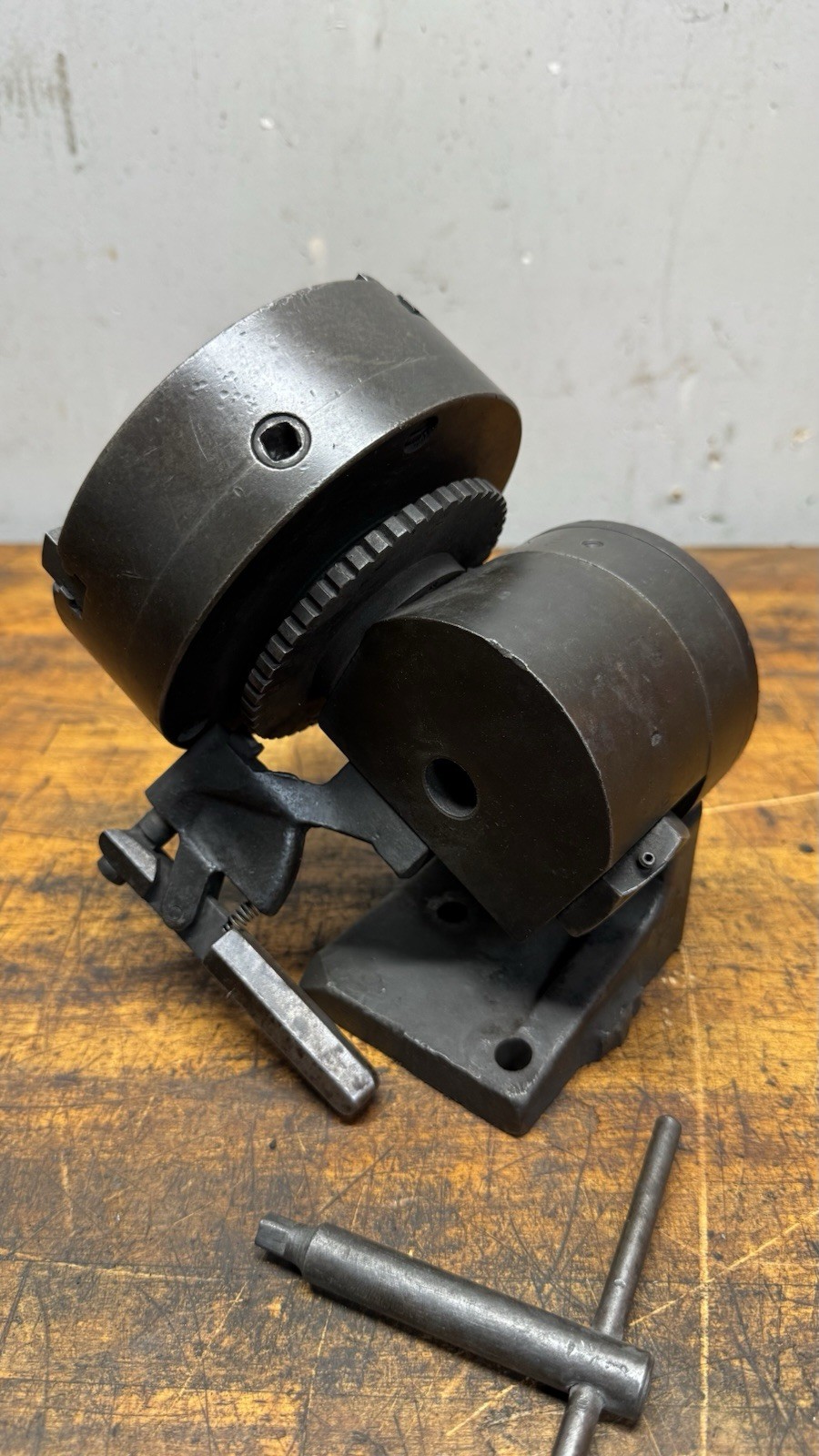 Universal Cutter Grinder Indexing Work Head 3 Jaw Chuck Grinding Dividing