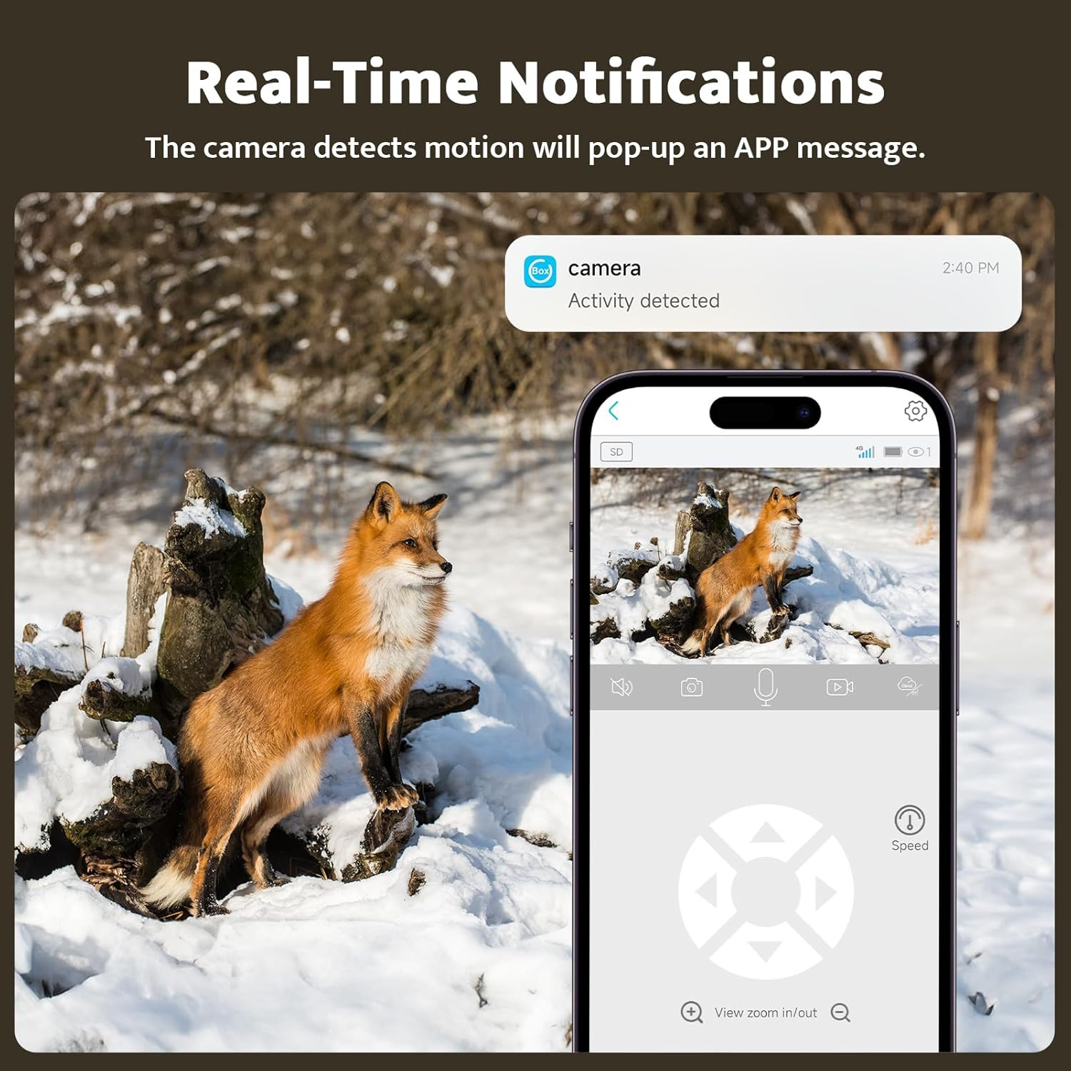 Cellular Trail Cameras Live View Solar Powered 360° Deer Cameras Game Cameras T