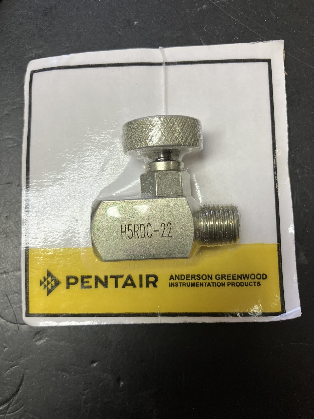 Pentair Part # H5RDC-22 (Anderson Greenwood)   Mini Isolation Hand Valve New !