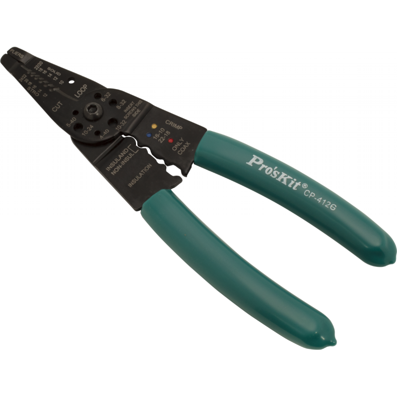 Wire Stripper / Cutter, 8", 10-24 AWG