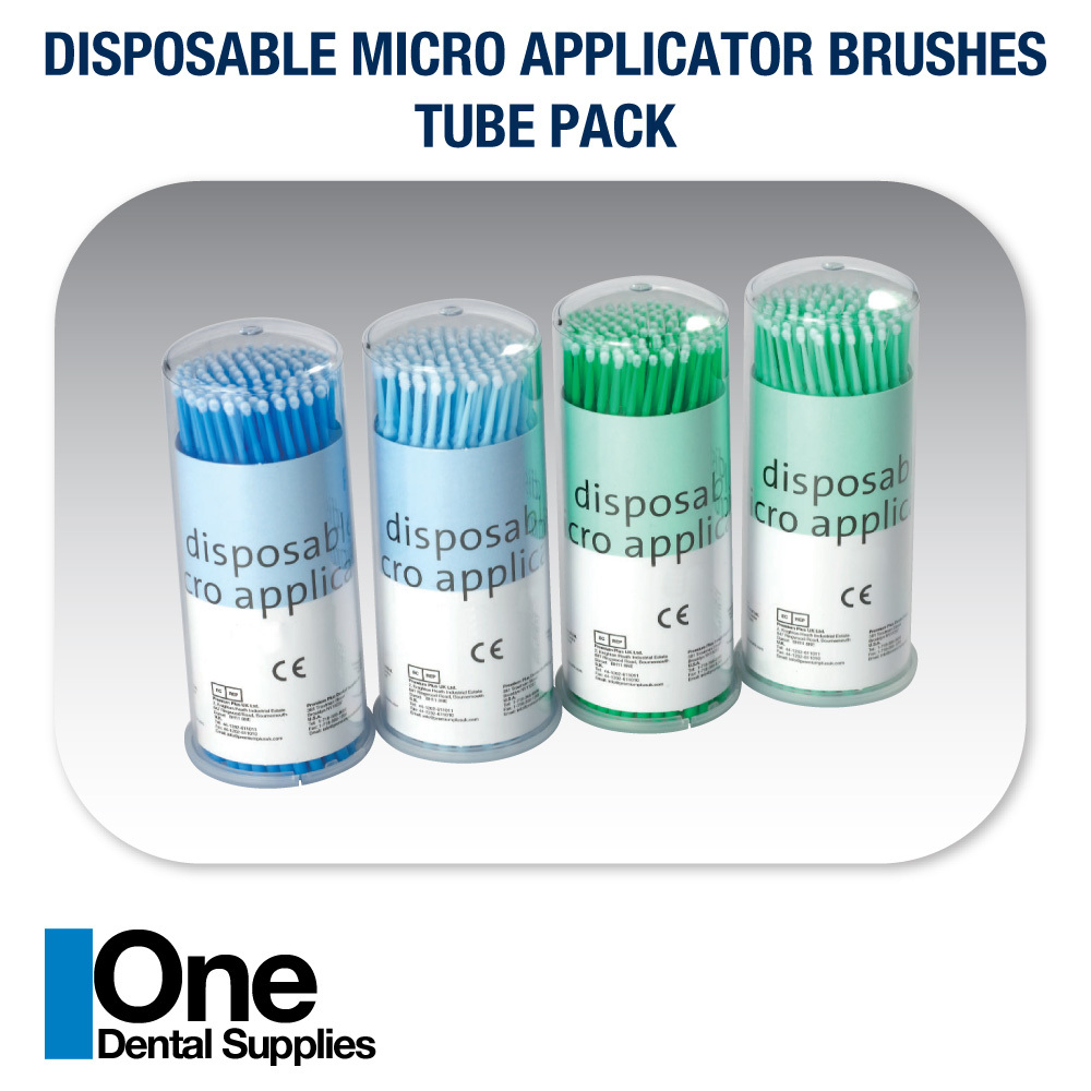 Dental Disposable Micro Applicator Fine Brushes Tube Pack 2000 pcs