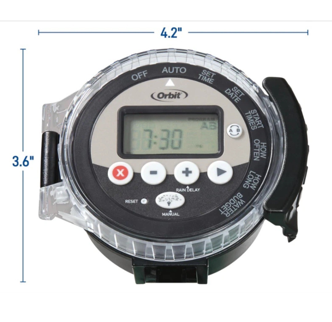 57865 Outdoor Battery-Powered Water Sprinkler Controller