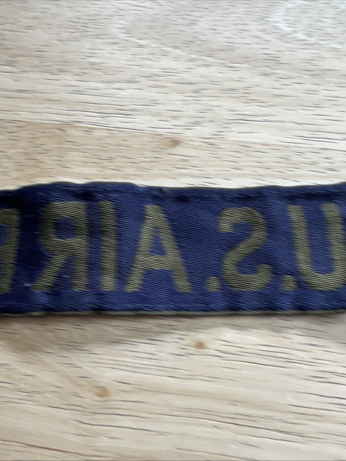 Patch US Air Force USAF Green Name Tape Strip