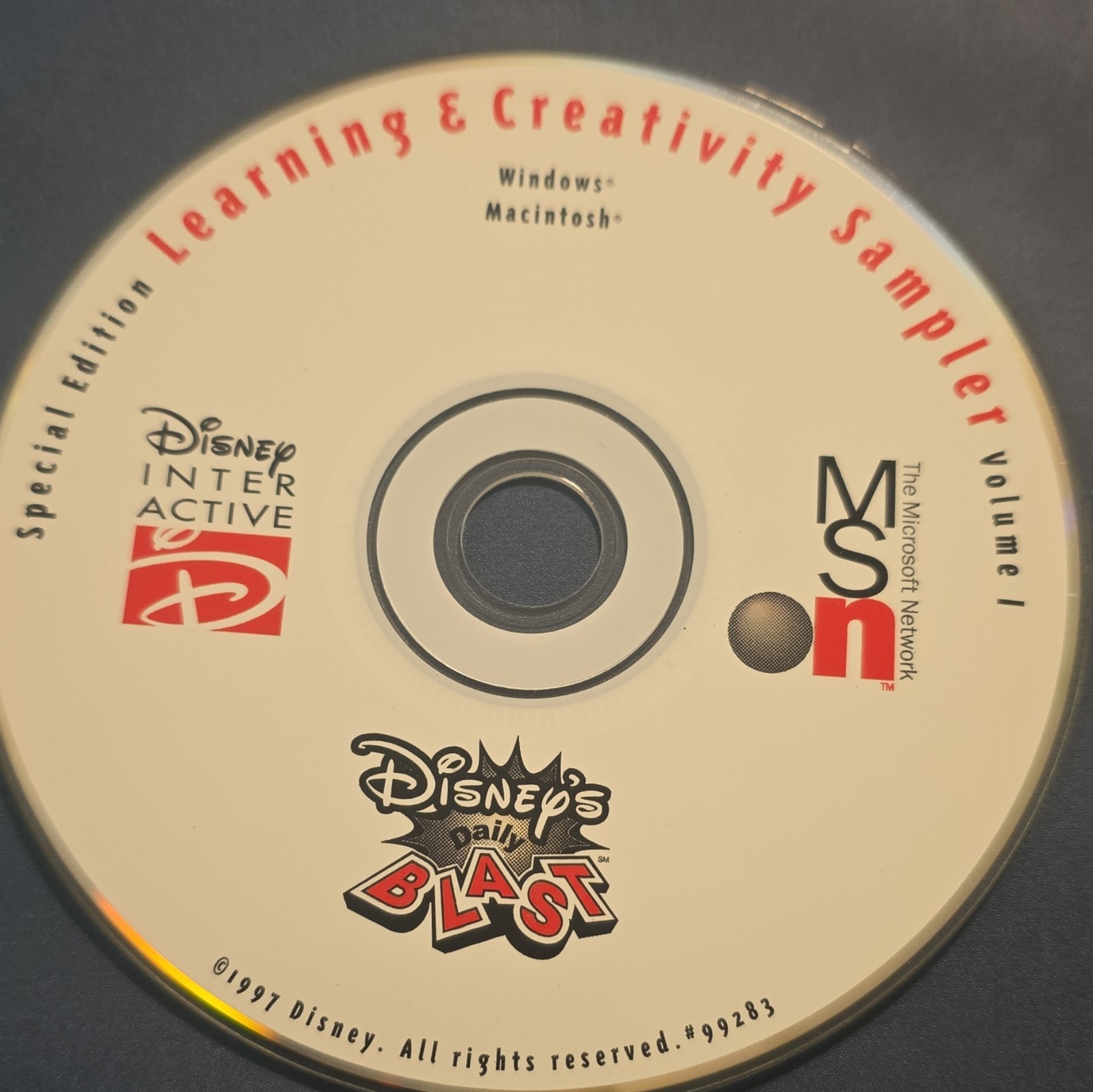 Disney Daily Blast for Windows PC  1997