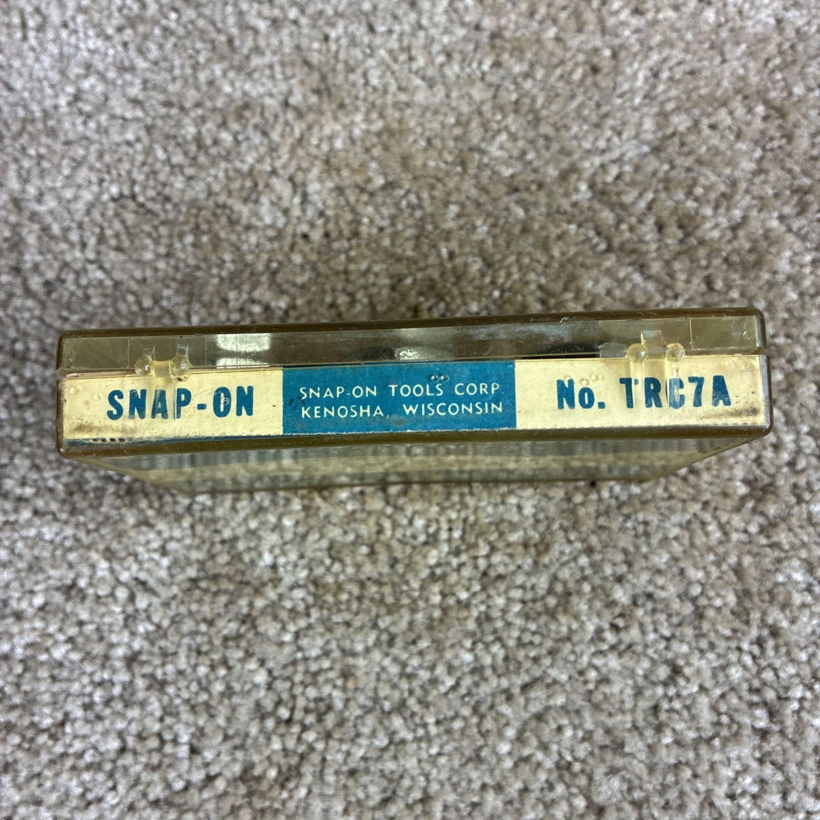 Snap-On TRC7A Rethreader Dies 7Pcs. Original Case Good Condition