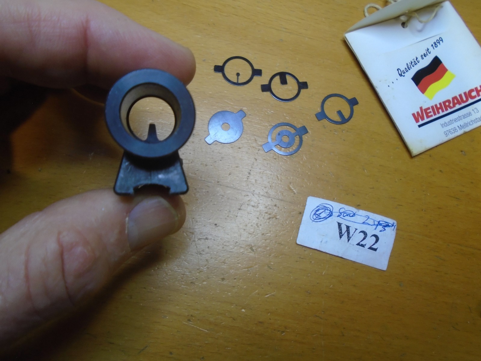 Weihrauch Air Rifle Front Globe Sight With Inserts