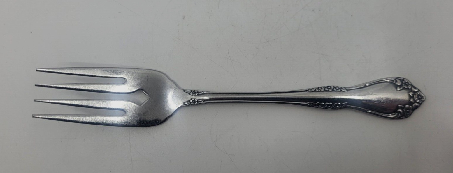 ONEIDA STAINLESS MANSFIELD SALAD FORK  - 6 1/4"- 03G