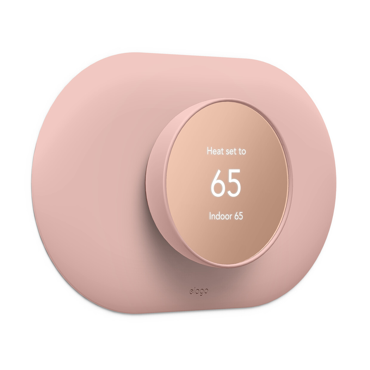 Google Nest Wall Plate Cover for Google Nest Thermostat 2020 - elago® [Pink]