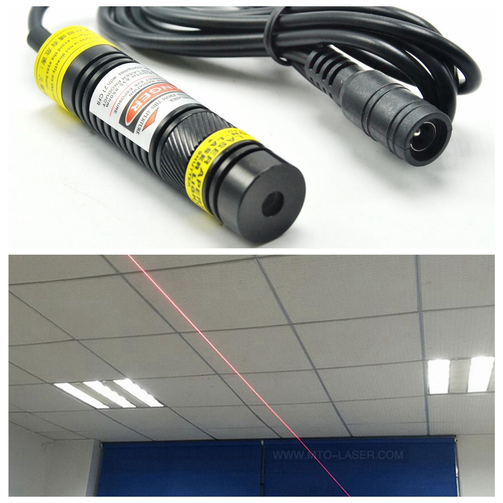 Focusable Line 100mW 648nm 650nm Red Laser Module w Mitsubishi Diode & K9 Lens