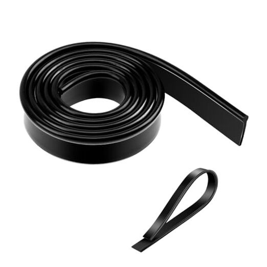 Black Squeegee Replacement Blades, 41in/roll Silicone Window Rubber Squeegee