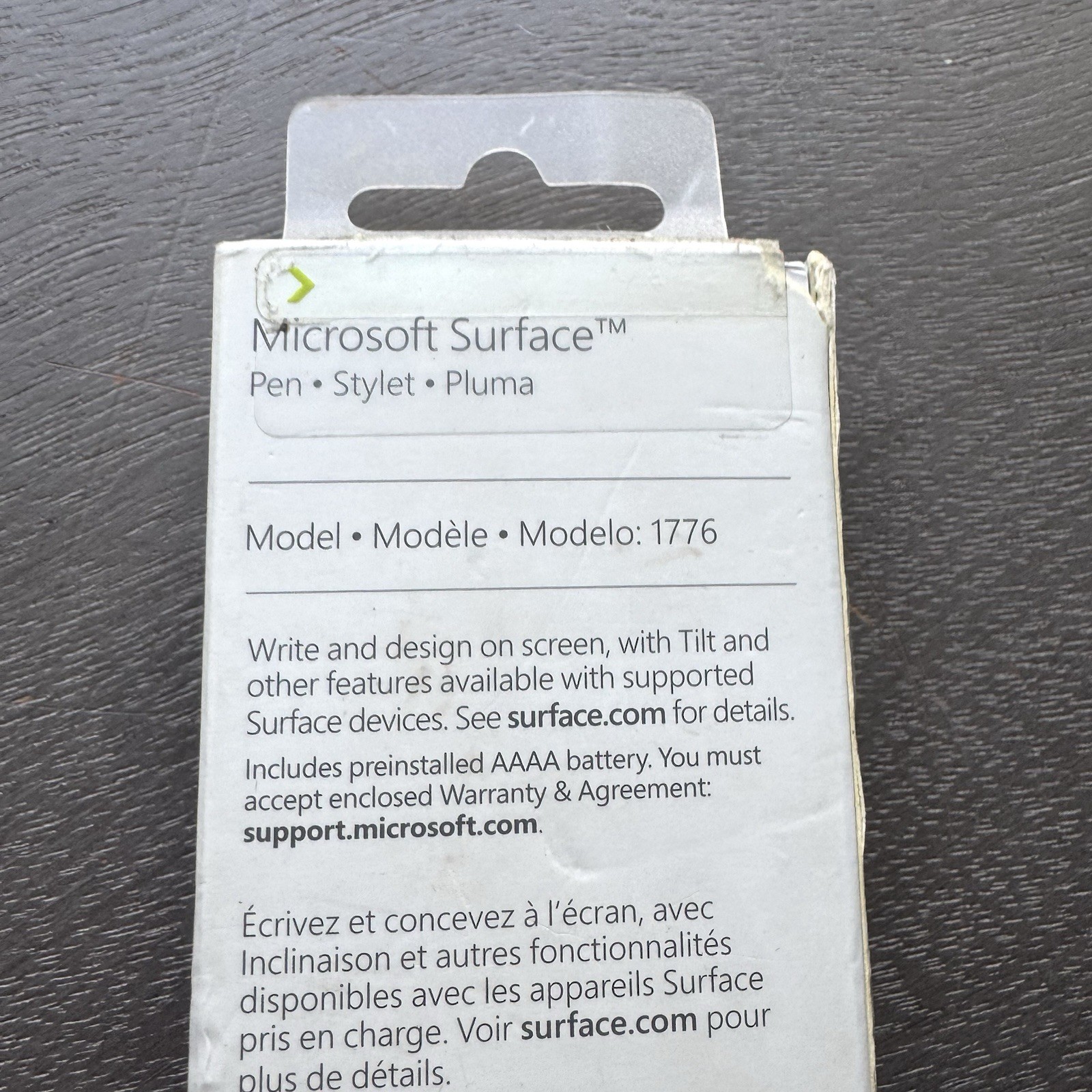 Microsoft Surface Pen Stylet Stylus Model 1776 Red