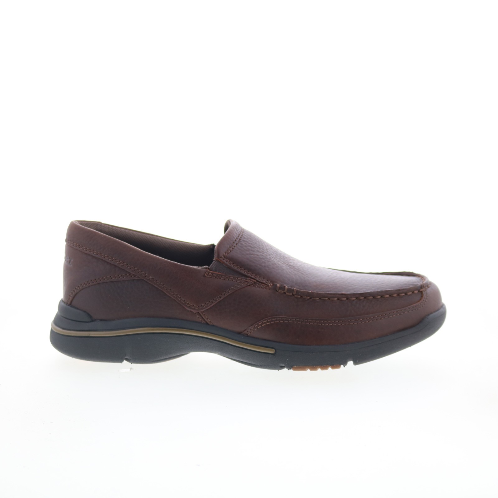 Rockport Eberdon K71229 Mens Brown Leather Loafers & Slip Ons Casual Shoes