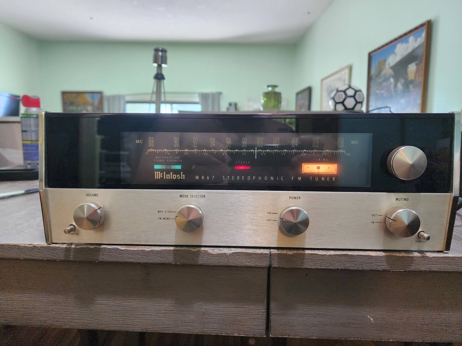 McIntosh MR67 FM Tuner  Telefunken & Mcintosh Tubes, Tested Working