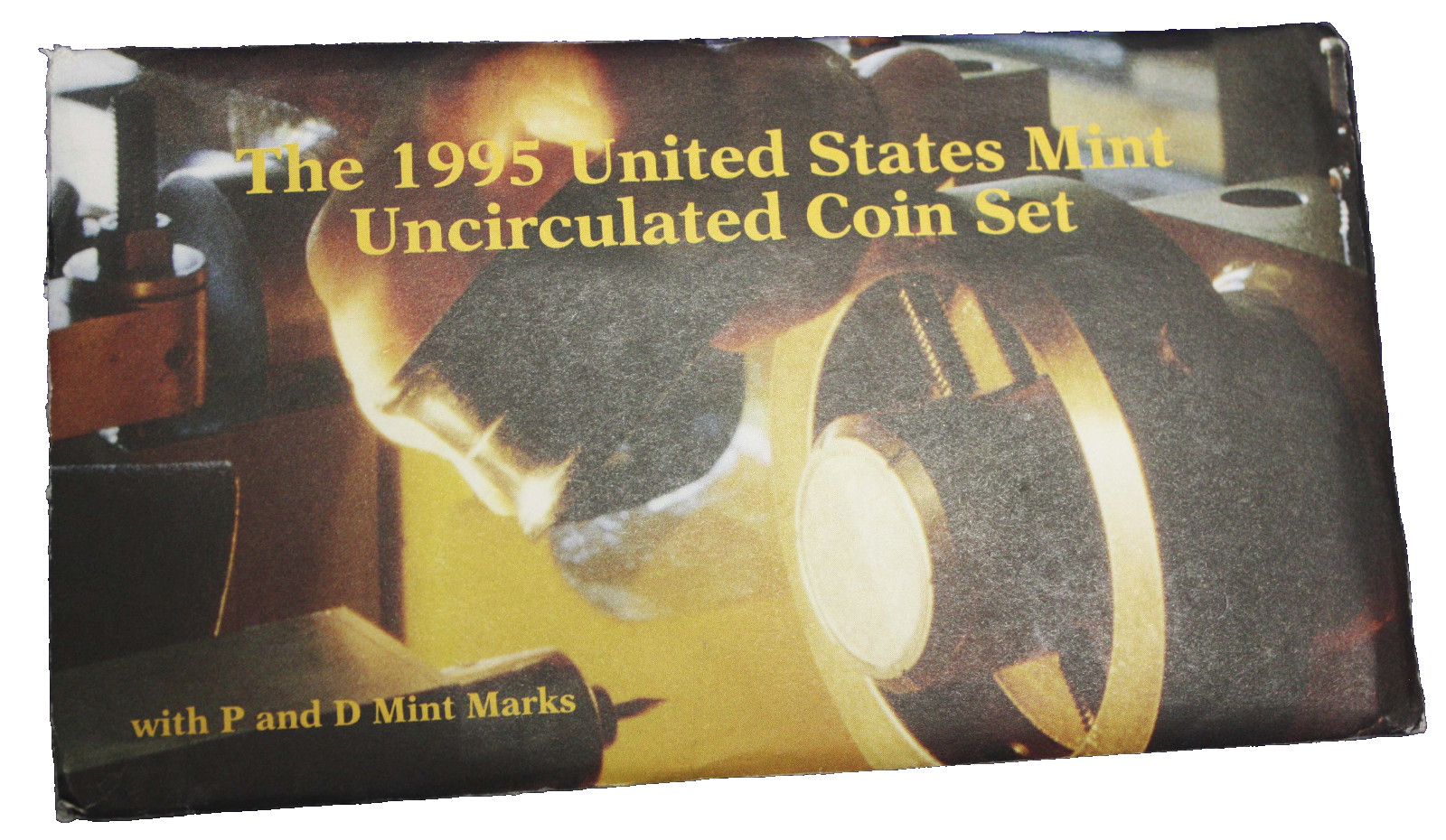 1995 US Uncirculated Mint Set 10 Coins Original Cello and Envelope