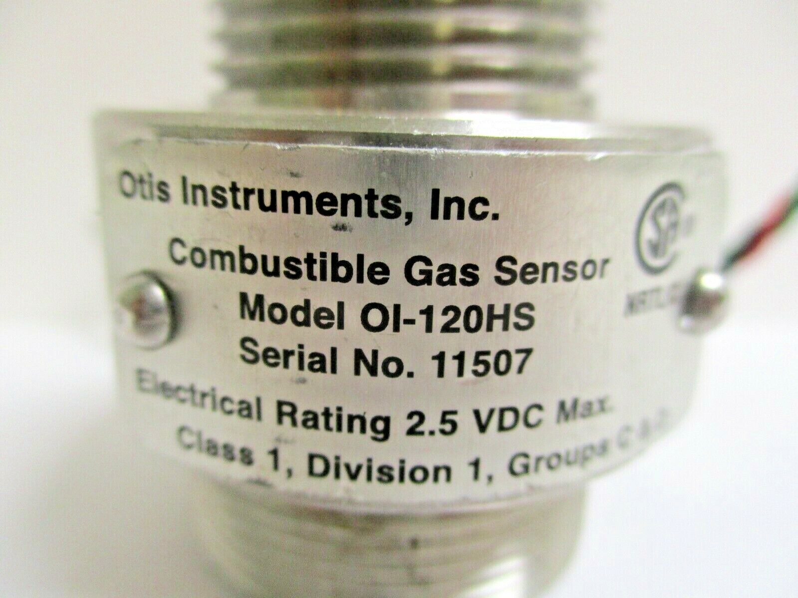 OTIS INSTRUMENTS, COMBUSTIBLE GAS SENSOR, OI-120HS