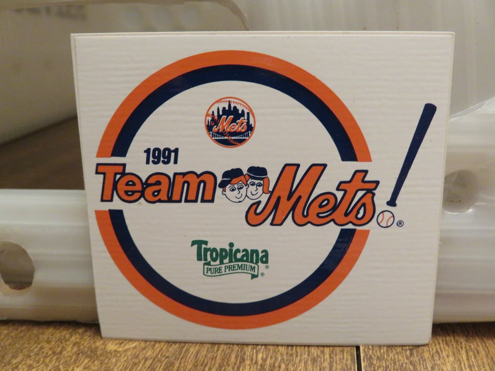 NEW YORK METS (1991 TEAM METS!) STICKER