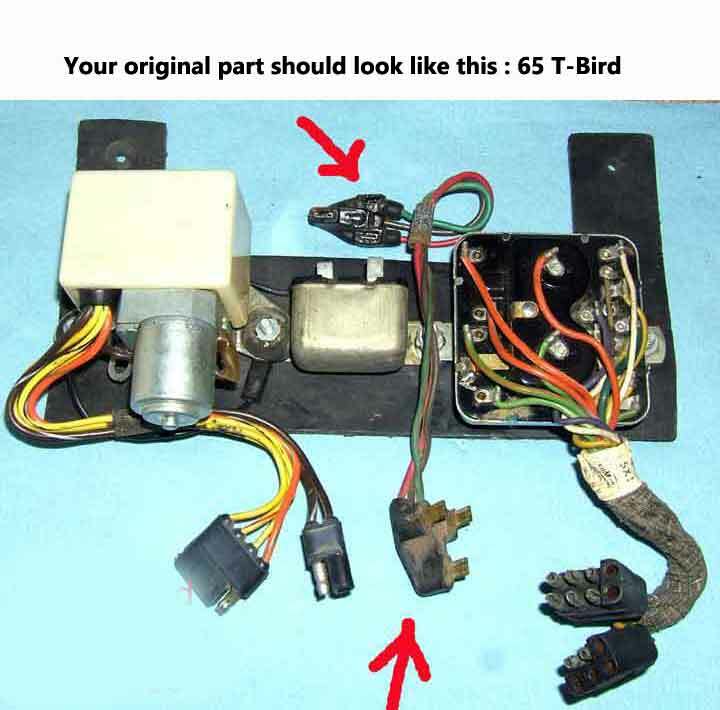 T1) 1965 Ford Thunderbird Tbird Sequencer Sequential Turn Signal kt