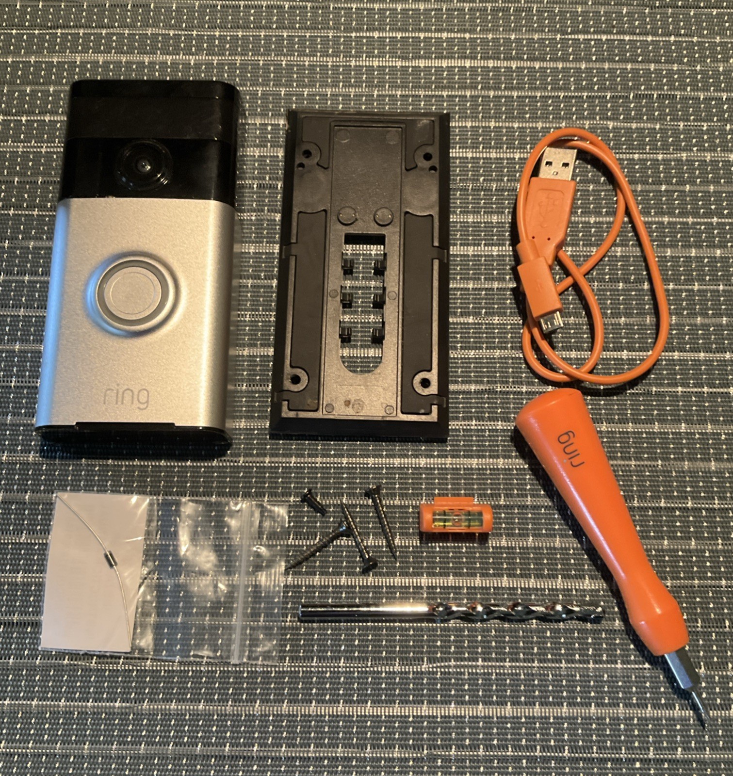 Ring Video Doorbell 88RG400FC100 Wireless Night Vision Motion Detection Untested