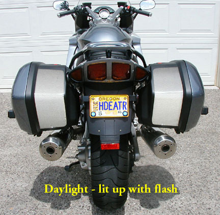 Yamaha FJR 1300 / FJ 09 Hardbag Reflective pannier decal set all years