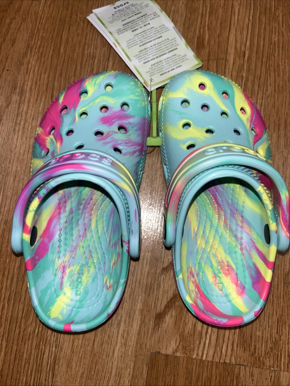 Toddlers CROCS classic marbled tie-dye clog Size 9C