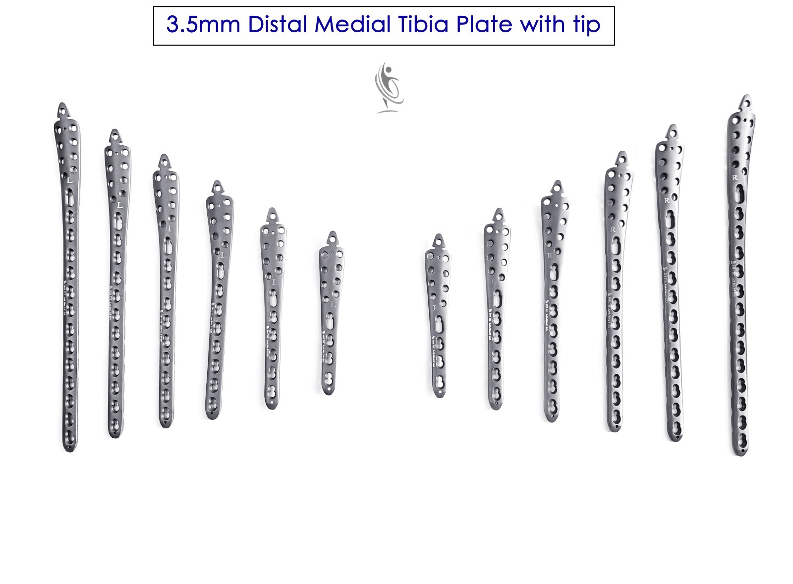 Locking 3.5mm Distal Tibia plate with Tip Veterinary Titanium Instrument