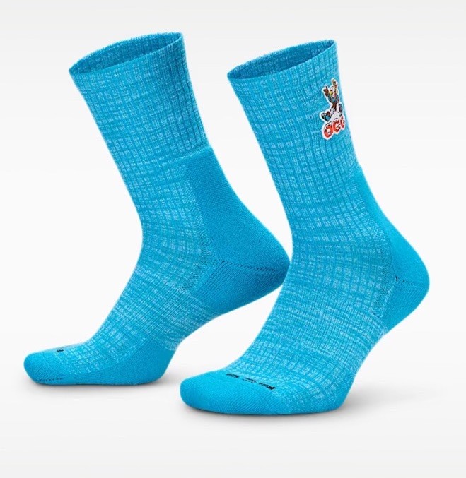 Nike ACG USA Everyday Cushioned Crew Socks Olympics Winter Blue Size L  8-12 NWT