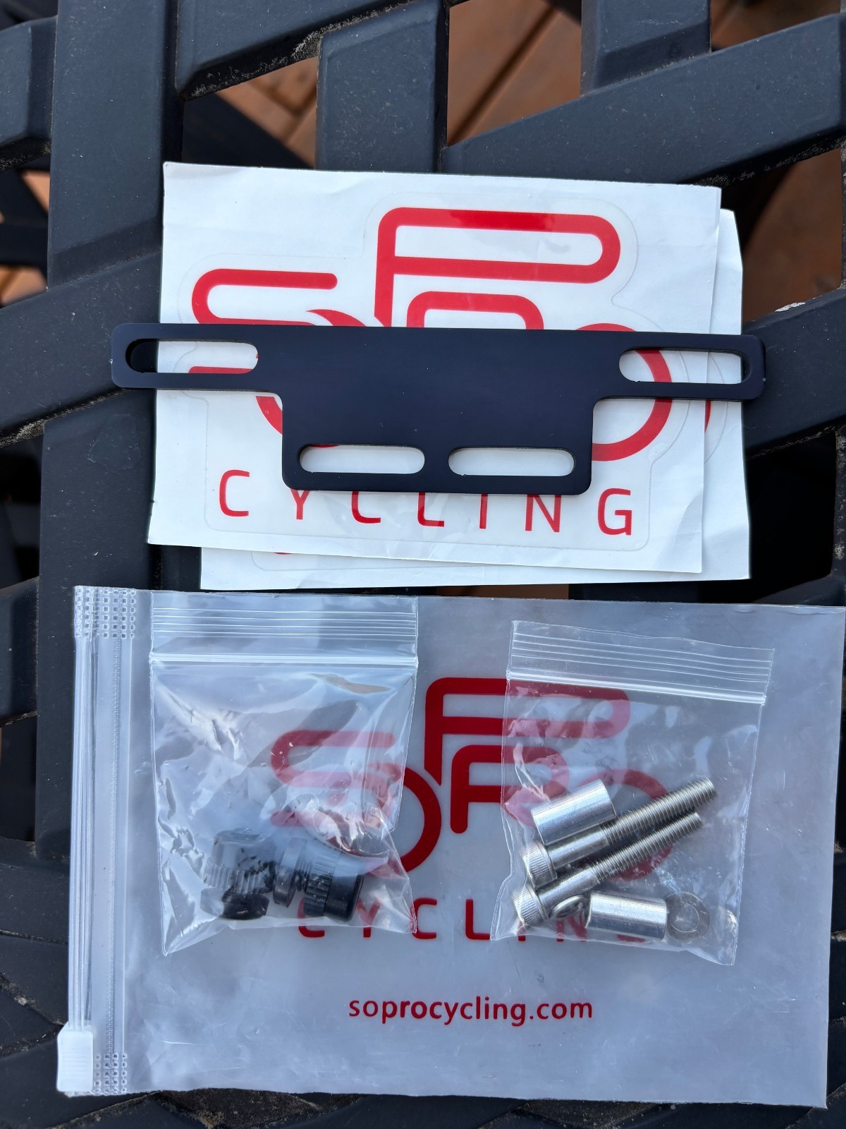 SoProCycling Bike Number Stem Mount