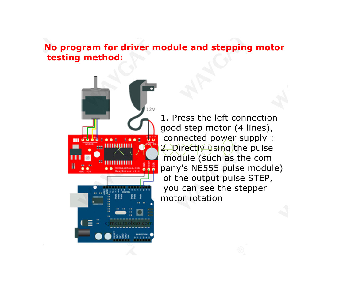 A3967 EasyDriver Shield Stepper Motor Driver Module V44 For Arduino 3D Printer M