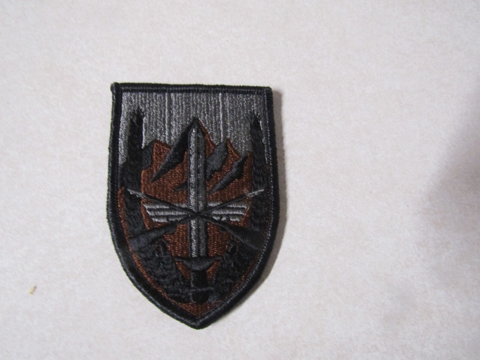 MILITARY PATCH US ARMY OCP MULTICAM HOOK AND LOOP CMB SECURITY TNG AFGHANISTAN