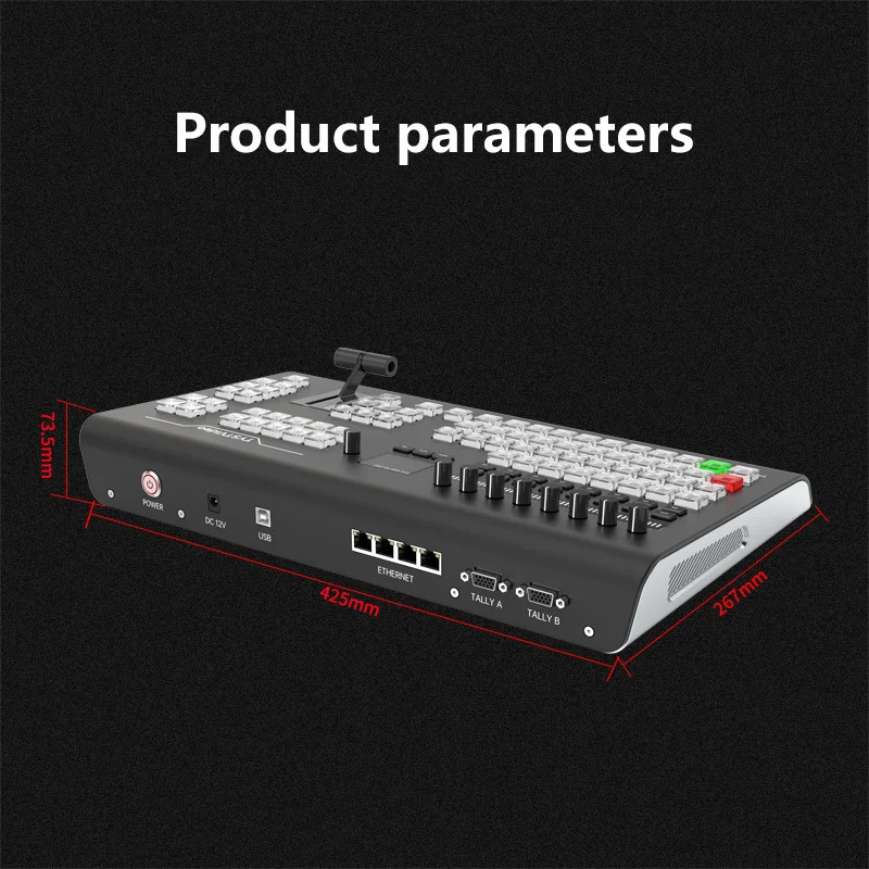 TYST TY-K1700HD Video Switcher Control Panel for BMD ATEM 1 M/E & vMix Software