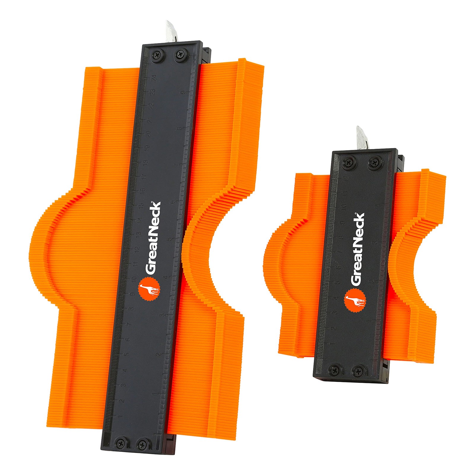 GreatNeck Contour Gauge Set, 5 and 10 Inch Contour Gauge Tool with Lock, Made...