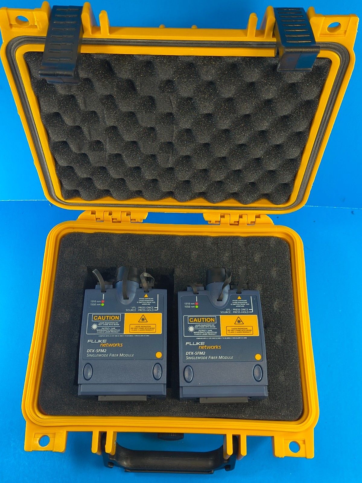 Fluke DTX-SFM2 Singlemode Fiber Modules - Pristine!
