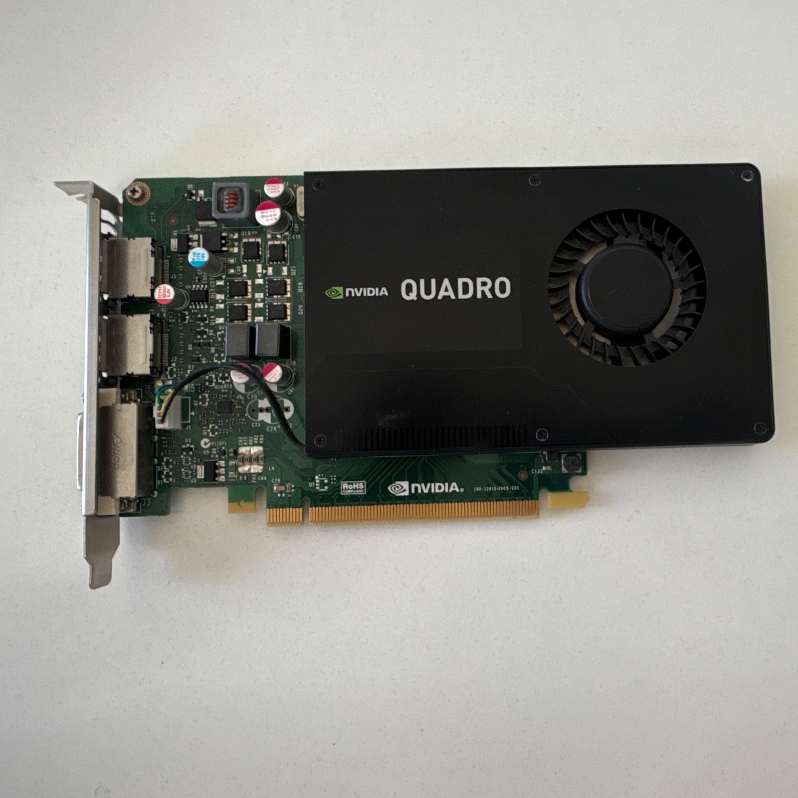 NVIDIA Quadro Graphics Card DisplayPort DVI PCI Express Fan Heatsink