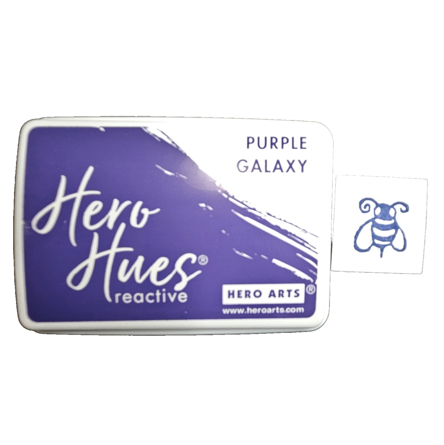 PURPLE GALAXY Hero Hues Reactive Ink Pad Hero Arts Special Plum Smooth Blend gt1