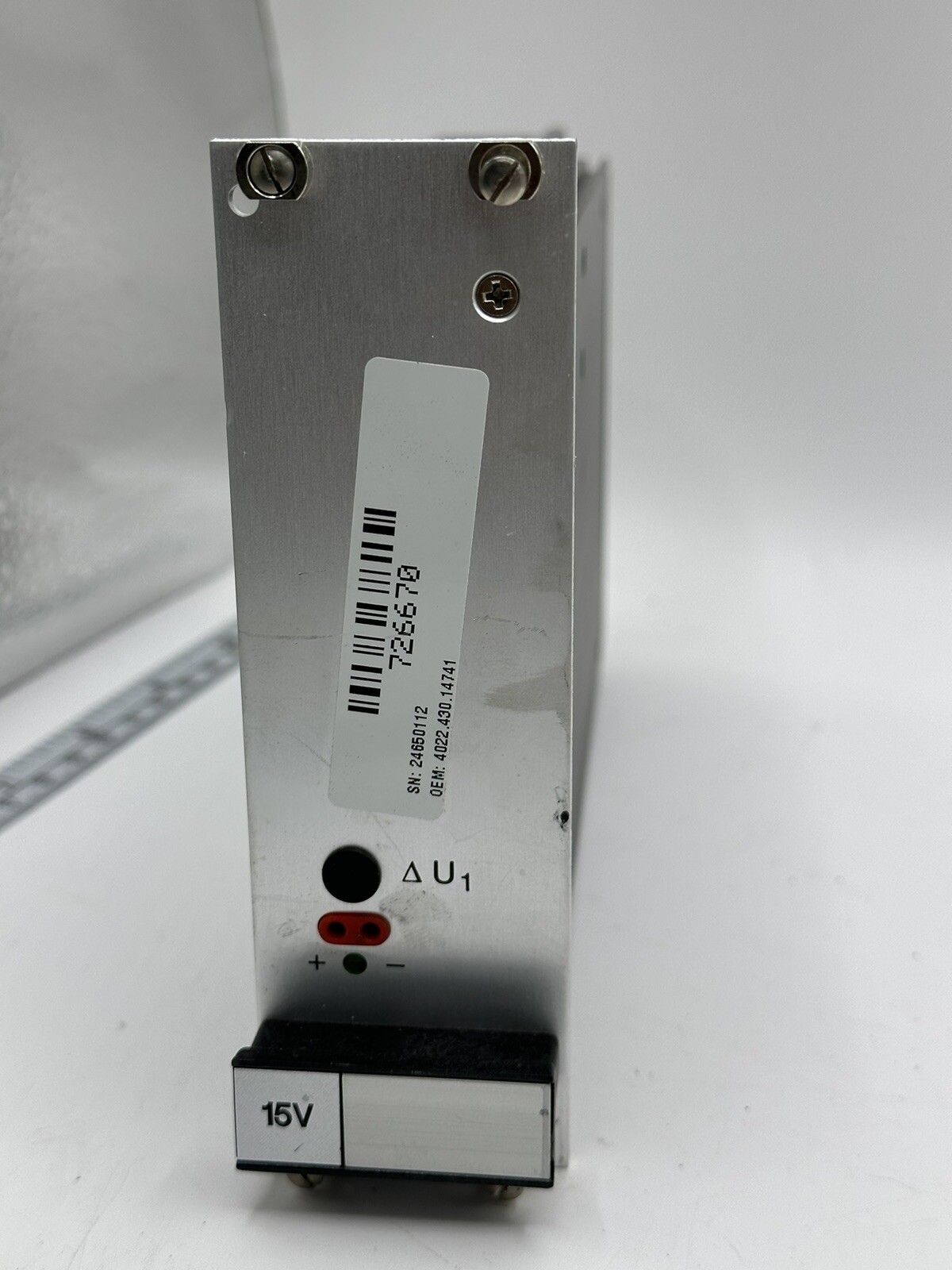 KNIEL CP 15.3.5 4022.430.14741 POWER SUPPLY 115/230V Mains voltage-change Bridge