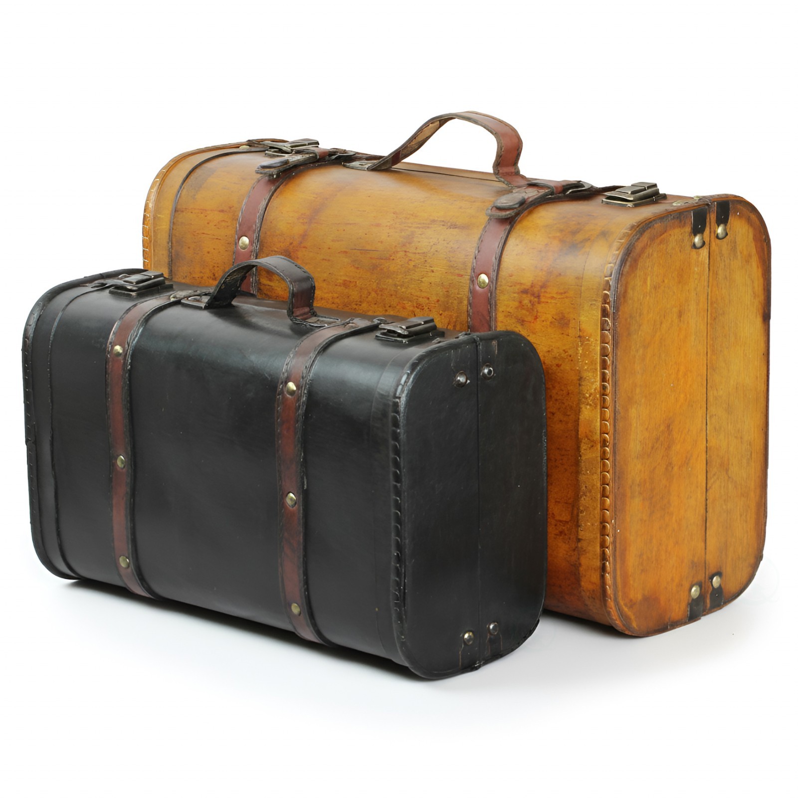 New Vintiquewise Vintage Style Luggage Suitcase/Trunk